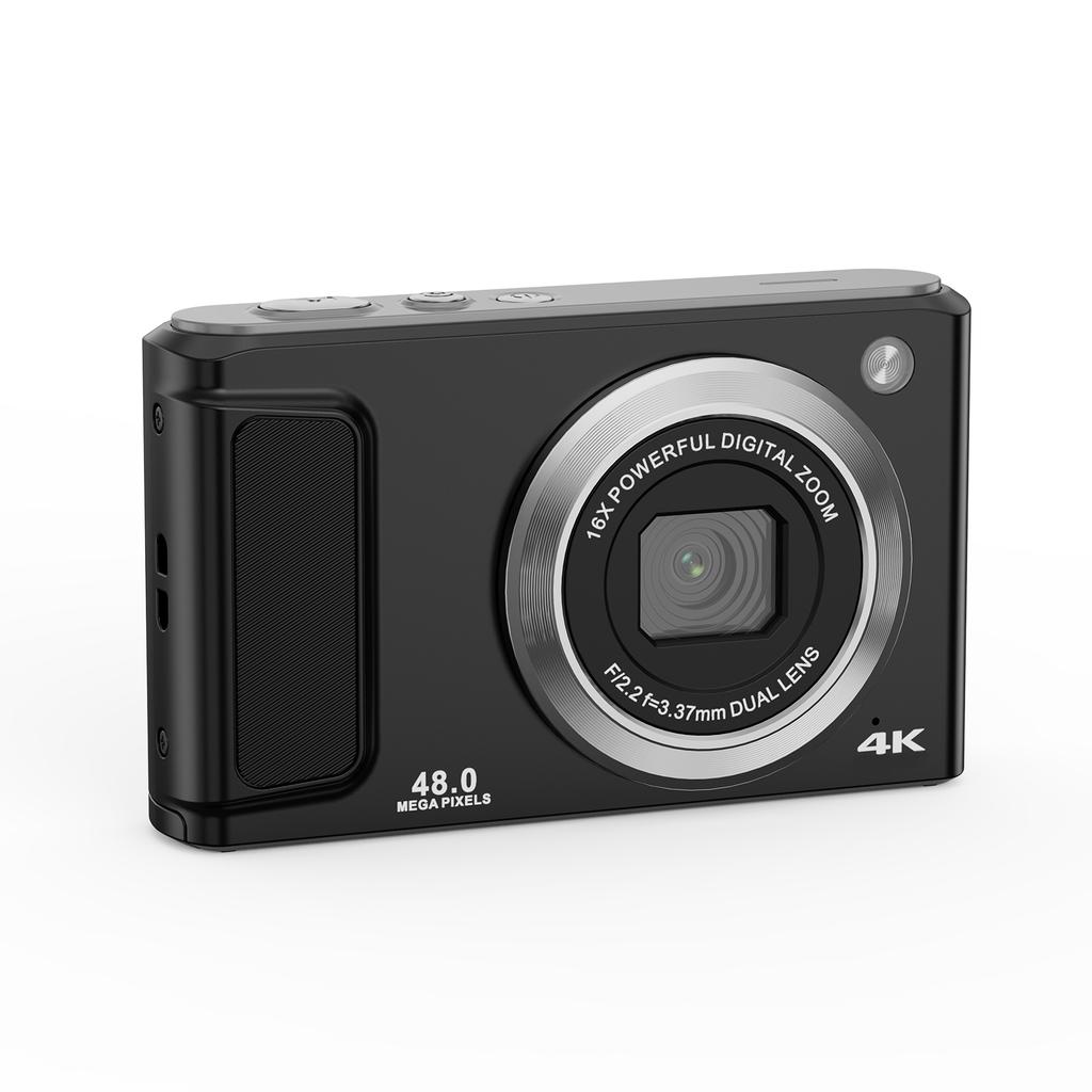 4K Digital Camera Digital Video Camera 48MP Dual Lens 2.8 Inch IPS Screen Auto Focus 16X Digital Zoom Built in Flash
