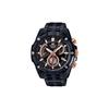 CASIOEDIFICE Series Retro Chronograph Quartz Movement Stainless Steel Strap Japanese and Korean Watch Men's Watch Black Dial EFR-559DC-1A