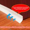5m Türdichtungsstreifen unten selbstklebend wasserdicht Fensterdichtung Wetterstreifen Winddicht Staub Windschutzscheibe selbstdichtendes Klebeband Wetterstreifen