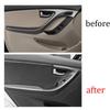 For Hyundai Elantra 11-16 Sticker Carbon Fiber Interior Door Armrest Panel Trim