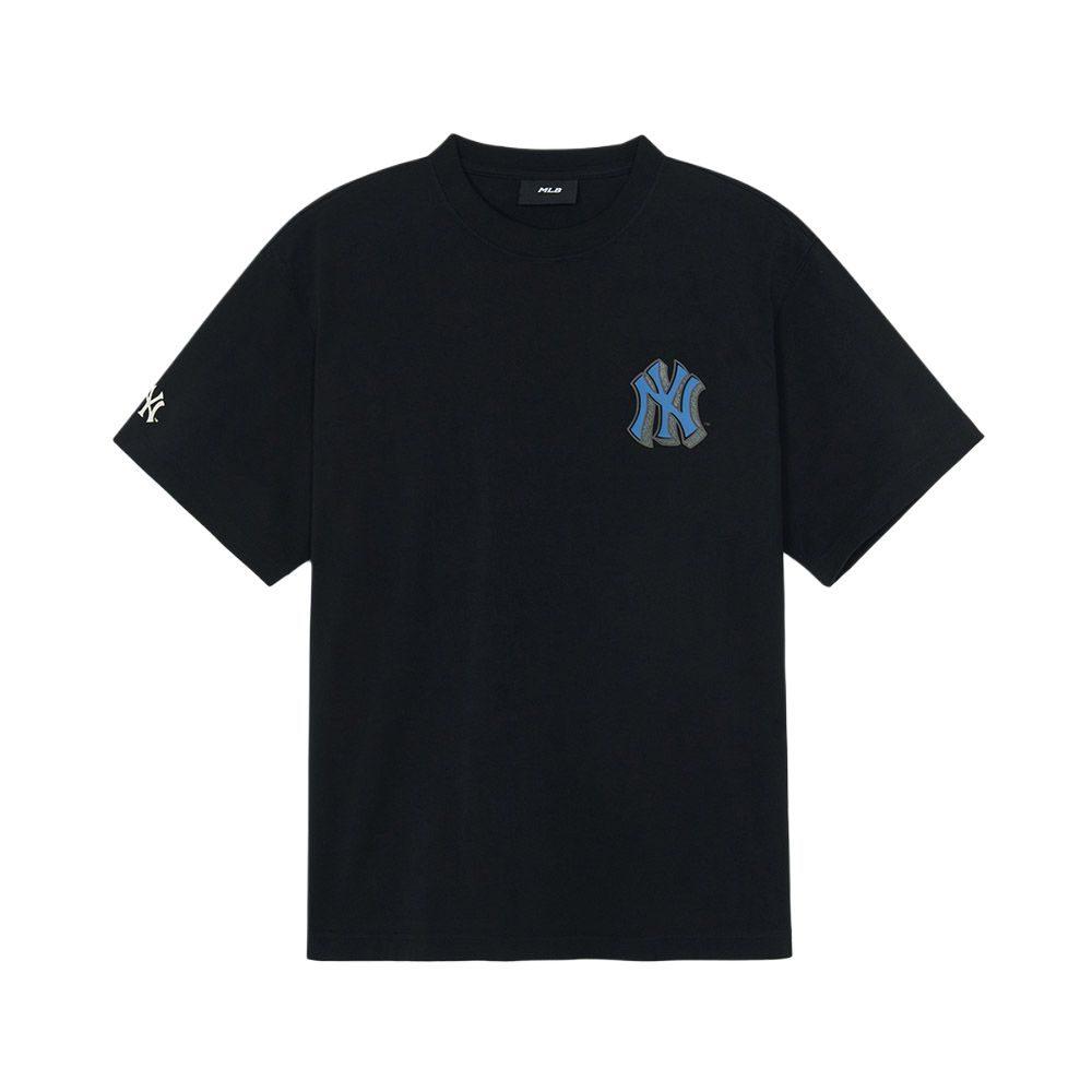 MLB New York Yankees T Shirt Unisex Black 3ATSE0154-50BKS