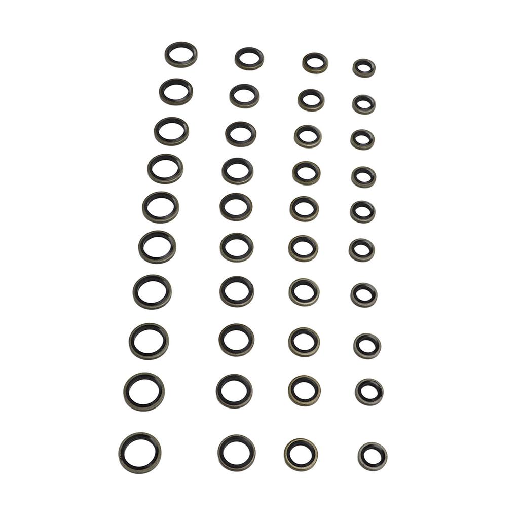 40 Pcs Banjo Bolt Fuel Sealing Washers 3918188 8mm 10mm 12mm 14mm Fuel Line Seals Plate Washers