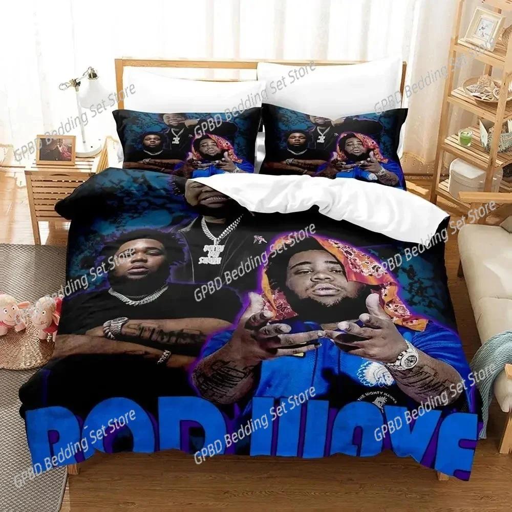 3D Print Rapper Rod Wave Bedding Set For Bedroom Soft Modern Bedspreads Comefortable Kids Duvet Cover Quilt Cover And Pillowcase