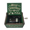 Wooden Hand Crank Music Box Anime Theme Halloween Merry Christmas Decoration Home Christmas Birthday Gift