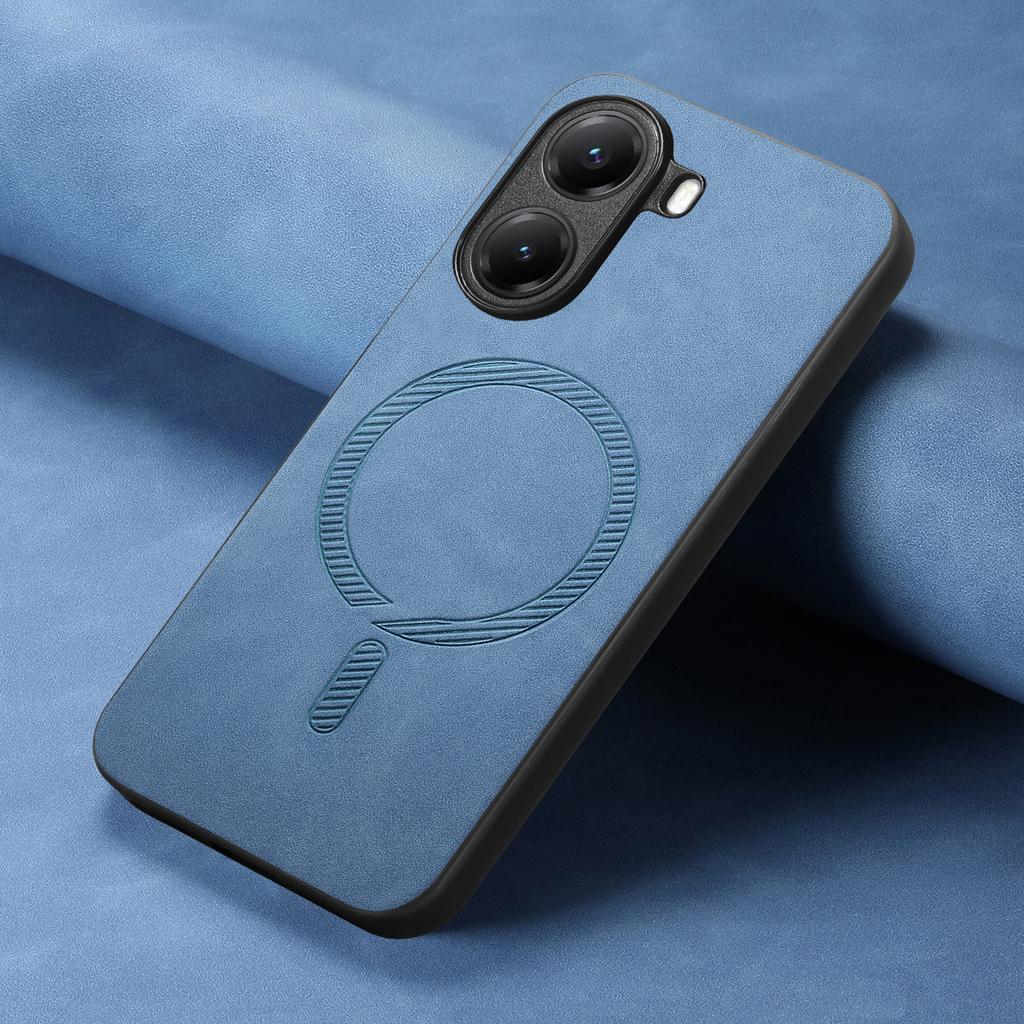 Kožené zadní pouzdro pro Xiaomi Redmi Turbo 4 5G kompatibilní s MagSafe Skin-touch krytem telefonu