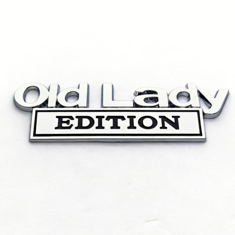 Edizione Anziana Decalcomania Metallica per Auto, Badge, Emblema, Adesivo Styling per Carrozzeria, Portiera, Bagagliaio, Decorazione Moto, Accessori Auto