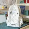 Schoolbag Summer Casual Style Cartoon Rabbit Polka Dot Sweet Girl Backpack Fresh Primary School Schoolbag Women Large Capacity Backpack