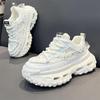 Canvas Breathable Casual Shoes Thick-soled Dad Shoes Versatile Low-top Fashionable Personality Versatile Men's Shoes