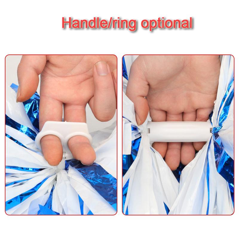 Cheerleader Pom Poms School Games Celebration Competition Vocal Dance Party Concert Match Ball Pompom Ball 2PC Party Decoration