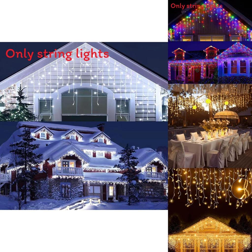 Gipskraut-Stil Solar-Lichterkette mit blinkenden Sternen für Weihnachts- und Hochzeitsdekoration