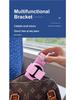 Portable Foldable Travel Phone Holder with Mirror for Airplane & Train