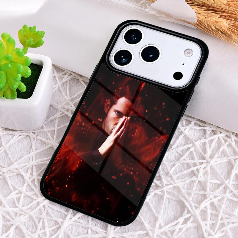 Lucifer Serie TV soft Phone Case for iPhone 17 Air 16 15 11 12 14 13 Pro Max Shockproof Cover