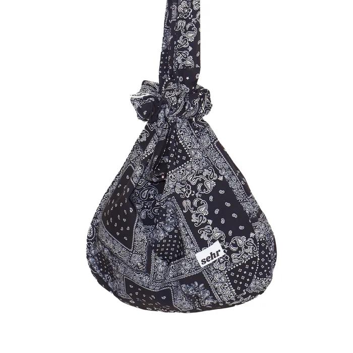 Paisley Tie Big Bag (Black)