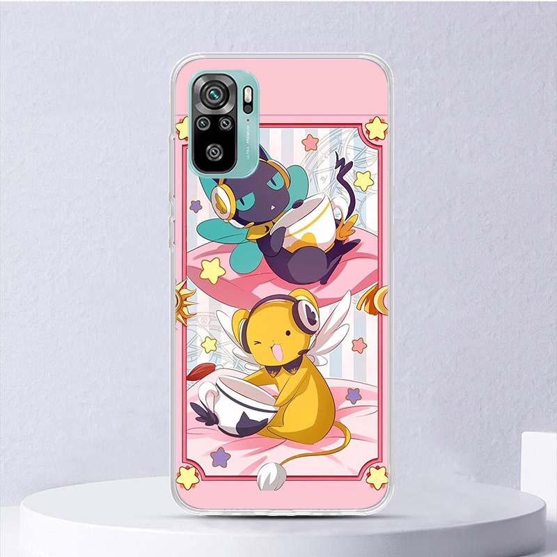 CardCaptor Sakura Anime Soft Case For Xiaomi Redmi Note 14 13 12S 11S 10S 12 Pro Plus Phone Cover 11 10 11E 11T Note14 Shell Coq