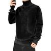 Men's Thickened Imitation Golden Mink Cashmere Sweater, Medium High Neck, Korean Style Trend, Warm Autumn Winter Knit Top