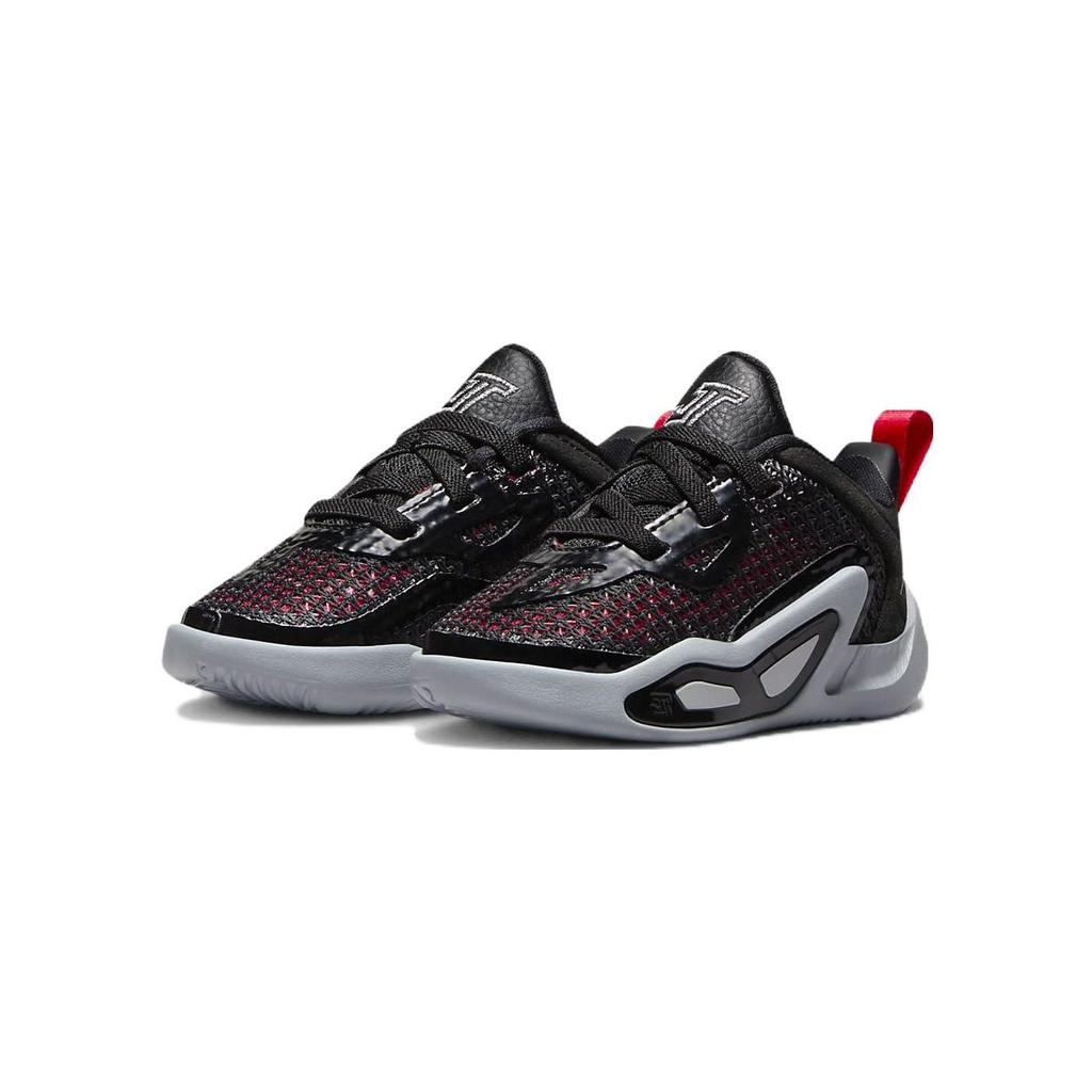 Air Jordan Jordan Tatum 1 TD Old School Baby Sneakers Black Metallic-Silver Wolf-Grey FQ8136-001