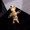 SKEDS Creative Cute Cartoon Topper Villain Brooch High-end Women Vintage Pin Fashion Corsage Design Accessories Exquisite Gifts