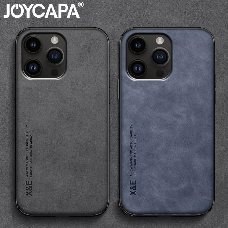 Luxury Magnetic Sheepskin Soft Leather Cases For iPhone 14 13 12 11 Pro Max Mini X XR XS SE 2 7 8 Plus Support Car Holder Cover