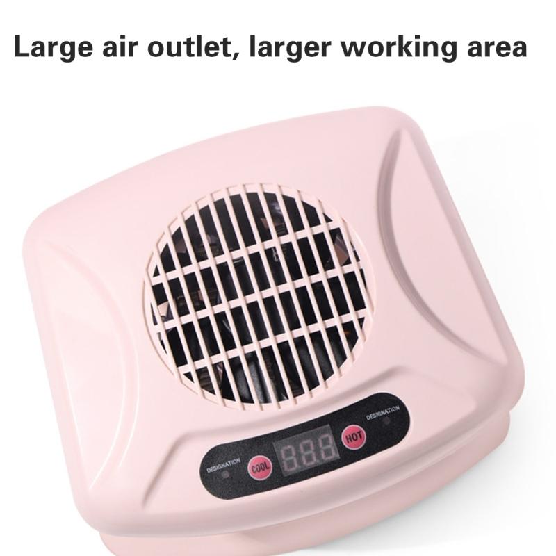 Air Nail Dryer for Regular Nails Polish 300W Warm & Cool Wind Nails Polish Dryer Nail Drying Fan with Automatic Sensors