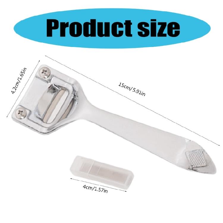 Multipurpose Leather Craft Tool Metal Leather Skiver Leathercraft Cutting Skiving Tool for Leather Bags, Belts Making