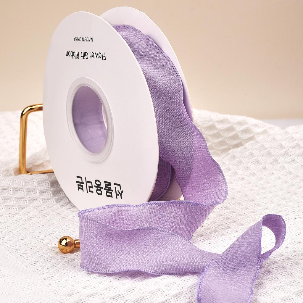 10 Jardów Wstążki z przędzy ogona rybiego Falowany brzeg Plisowana wstążka szyfonowa Materiał do pakowania prezentów Dekoracja DIY kwiatów na ślub, urodziny