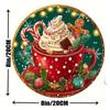 Vintage Metal Sign Blue Deer Merry Christmas Retro Tin Plate Wall Decor Home Holiday Gift 20 Cm
