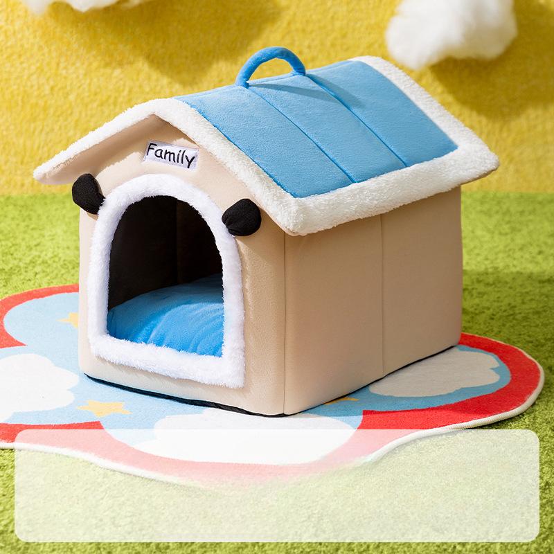

Контрастный цветной мелок для сращивания Маленький белый красный домик на крыше для маленькой собаки и кошки Осенне-зимний теплый домик для собак и кошек Товары для домашних животных M (44 * 35 * 38cm)