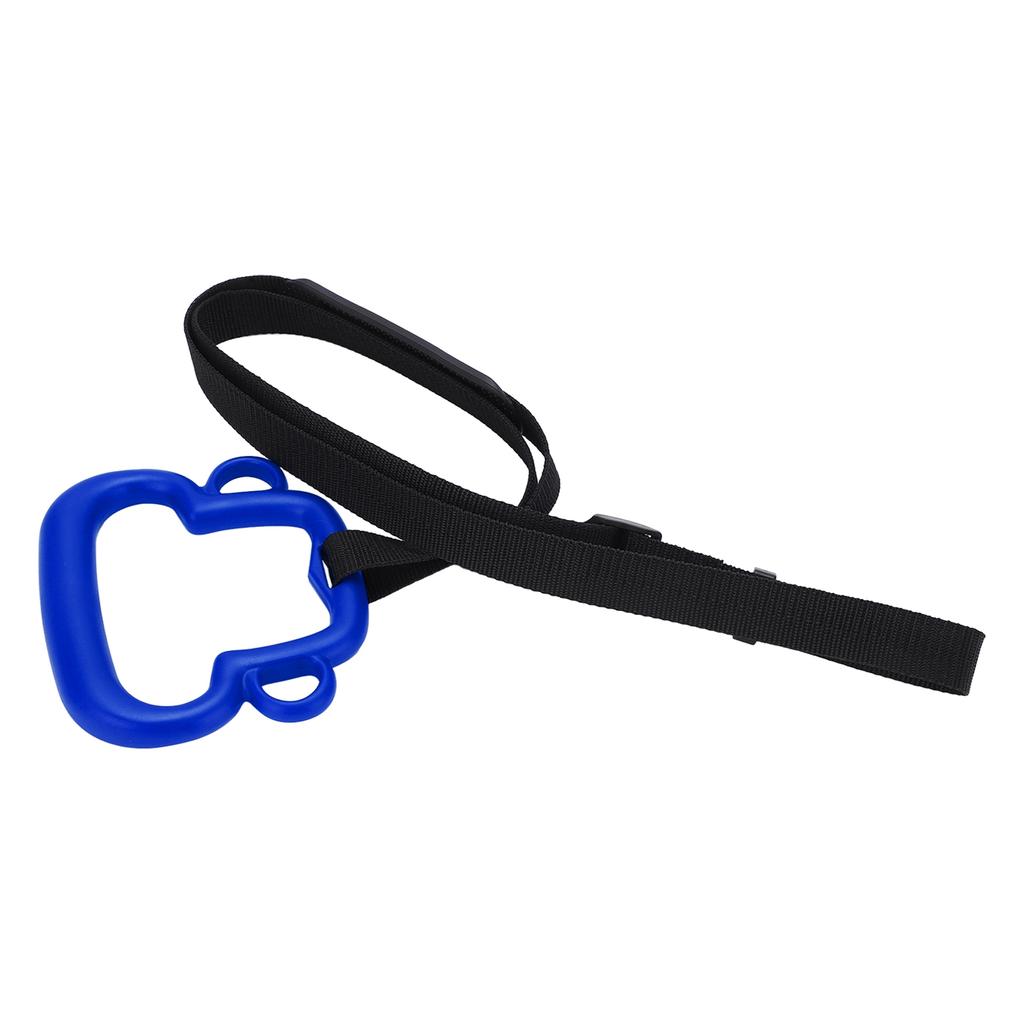 1Pair Children Gymnastic Rings with Adjustable Straps Kids Exercise Pull Up Rings 331lb CapacityBlue