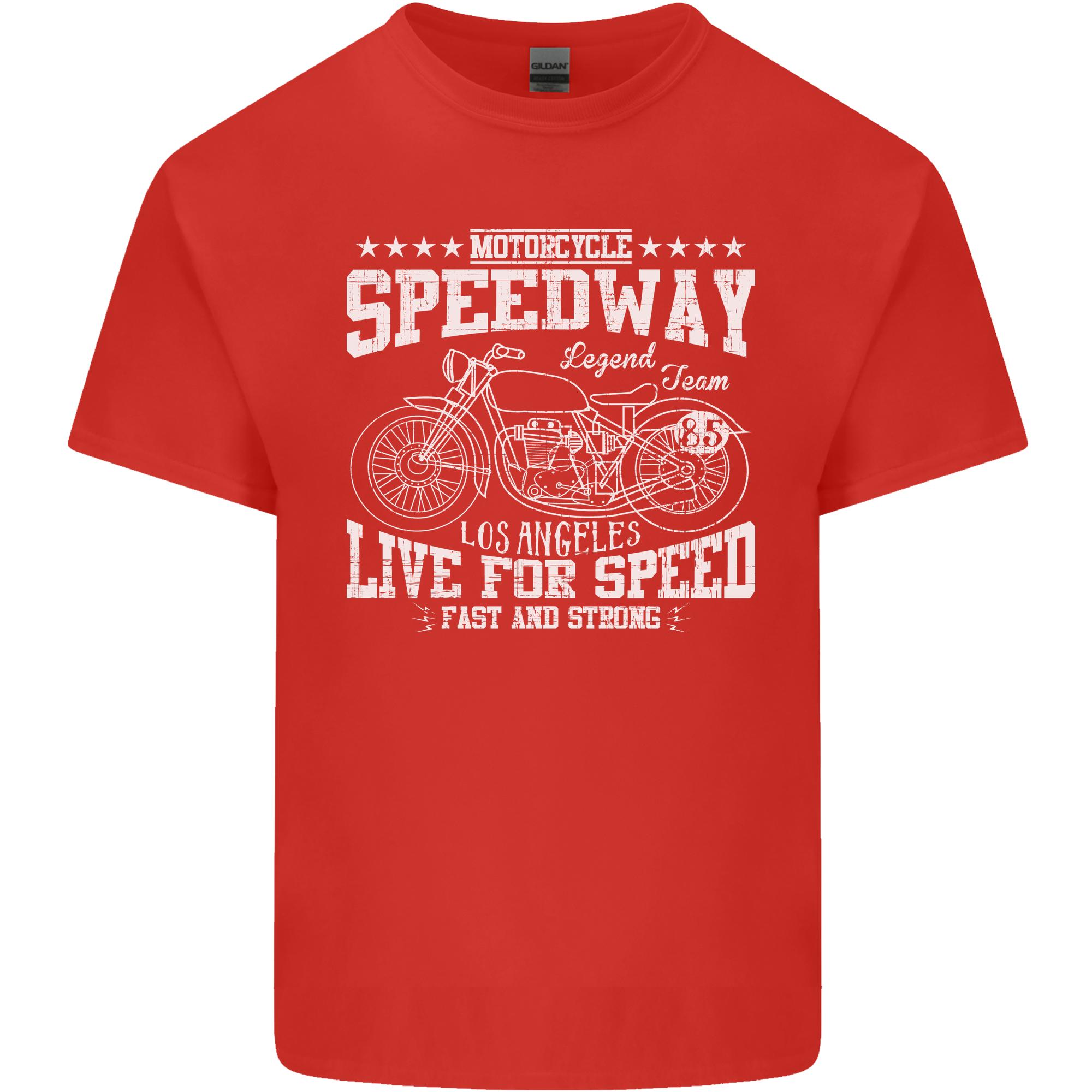 Motorcycle Speedway Motorcycle Biker Motorbike Unisexs Light Cotton TShirt S
