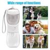 2 In 1 Dog Drinking Cup Dog Walking Water Bottle Multifunction Dog Dry Food Water Dispenser For Walking Camping Home Travelling