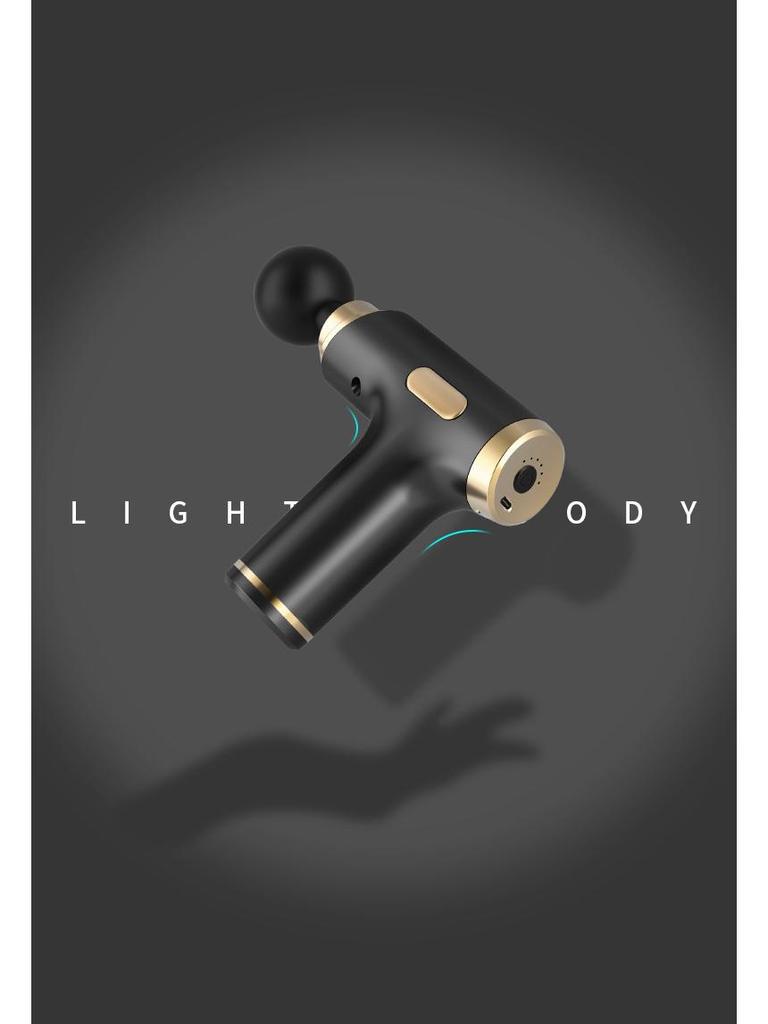 Compact Silent Massage Gun: Powerful, Low-Noise, Long-Lasting Battery with High-Frequency Vibration