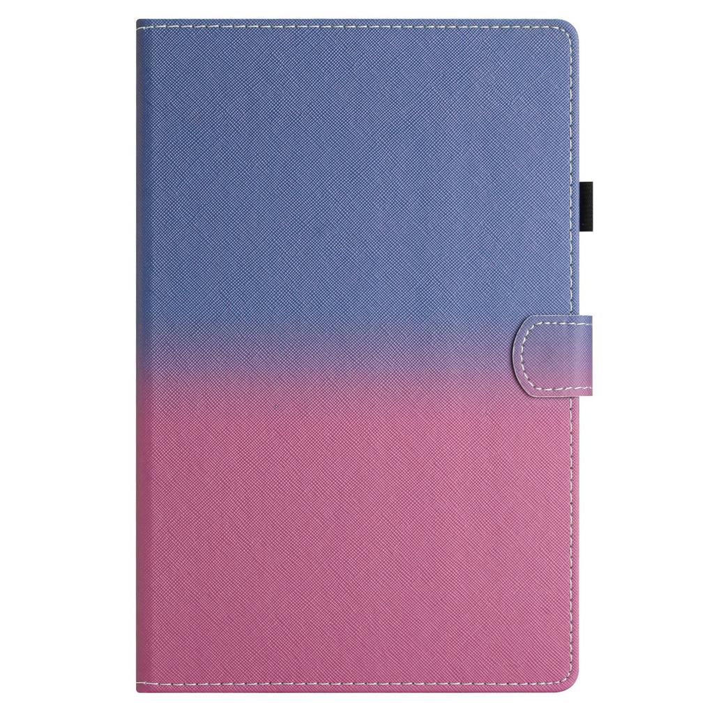 Suitable for ipad 10.9 flat leather case Air5 painted gradual change color card holder protective case mini6