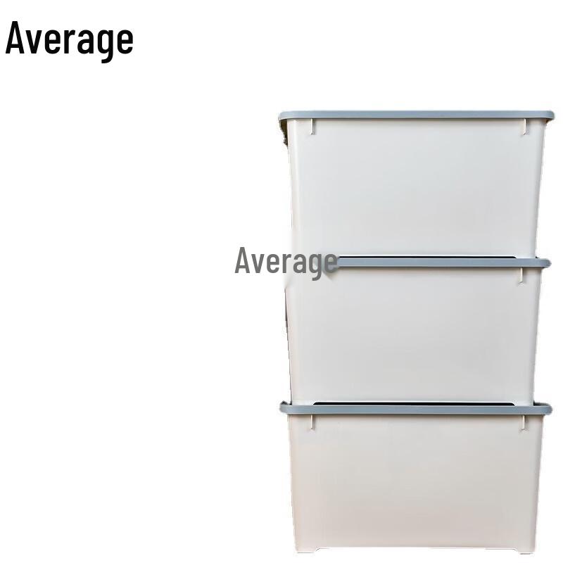 Zhongjun Portable 80L Storage Bin with Wheels