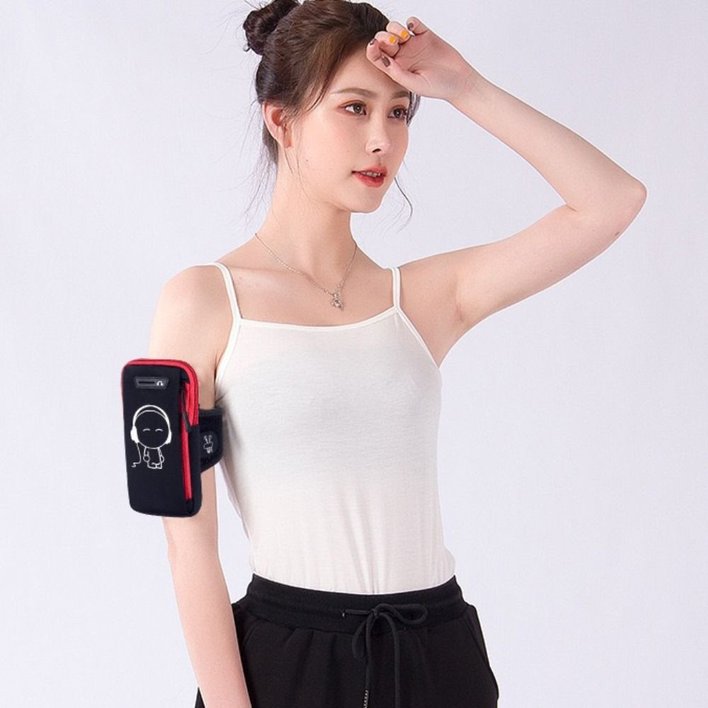 Staubdichte Handy-Handgelenktasche Stoßfeste Sport-Armtasche Leuchtende Lauf-Handytasche Radfahren