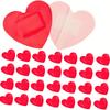 35-pack or 15-pack (35/15) Red Heart-Shaped Band-Aids - Cute and Fun First Aid Patches
