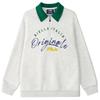 Boys' Fleece-Lined Turn-Down Collar Pullover Sweatshirt