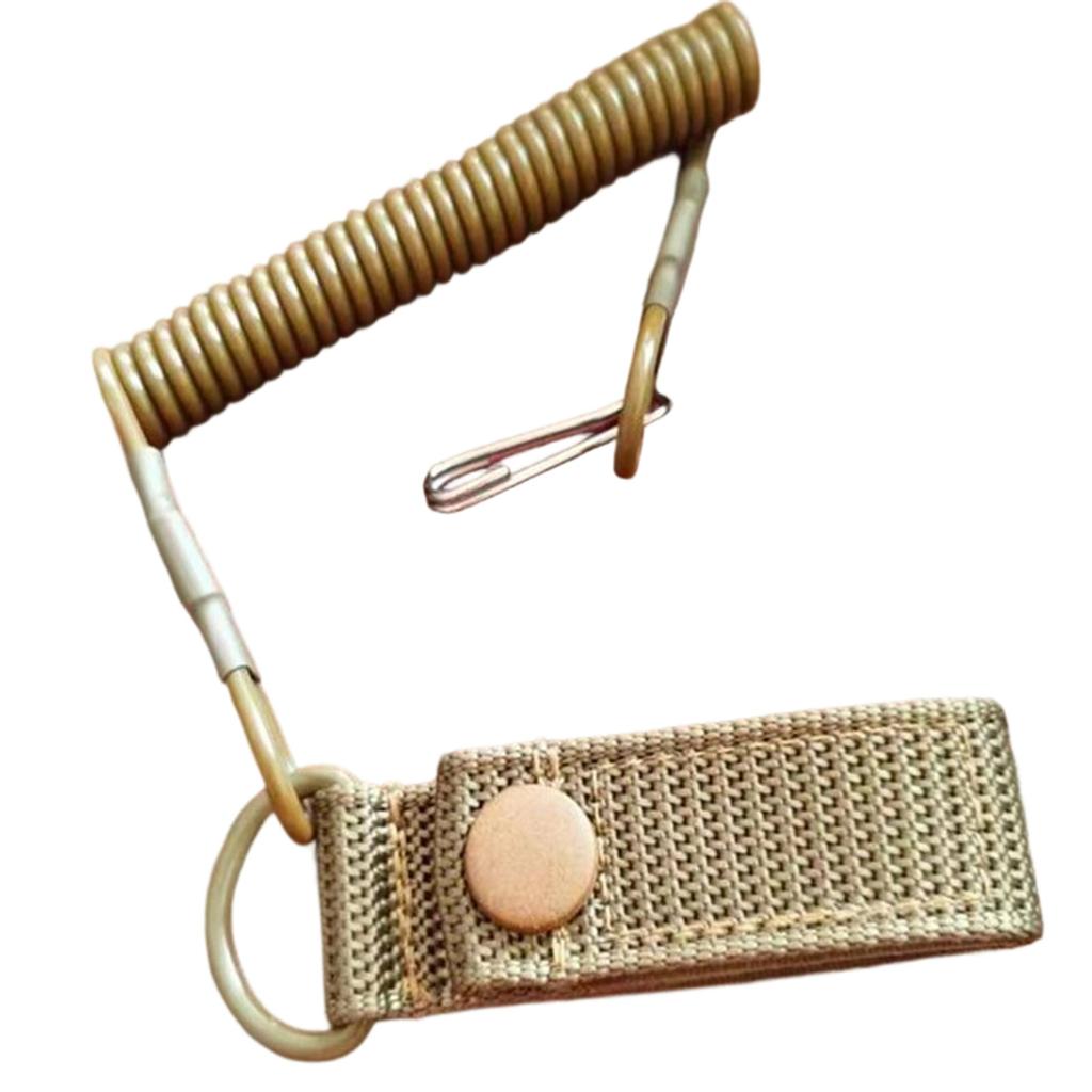 Spring  Rope Belt, Outdoor Nylon Woven Webbing Belt, Stainless Steel Wire Imitation Grabbing Elastic Waist Chain