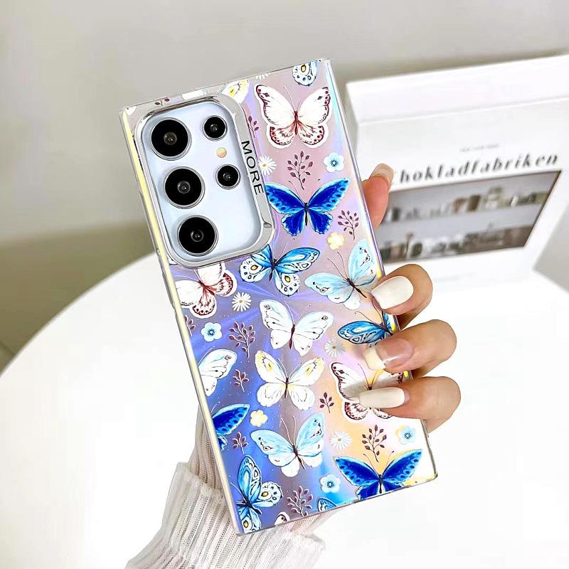 Geeignet für Samsung S24ultra Handyhülle Imd Bunt S25plus Galvanisiert Laser A55 5G Schutzhülle