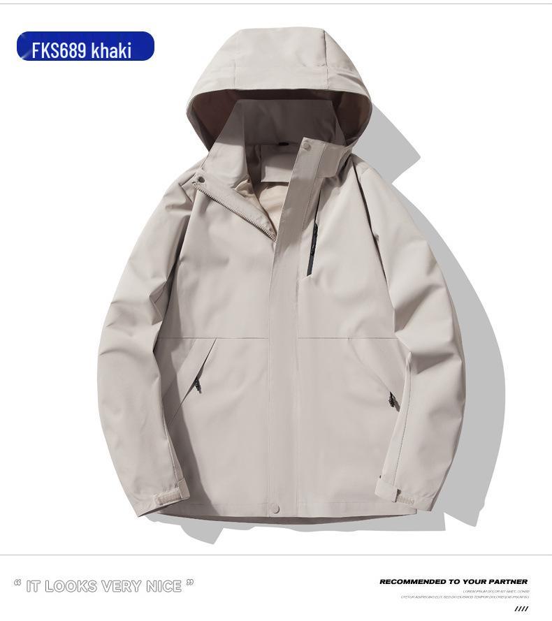Herren- und Paarkombi 25 Jahre Frühling/Herbst Outdoor-Sport Winddicht Wasserdicht Atmungsaktiv Bergsteigerjacke
