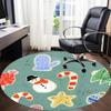 1pc Christmas Cookies Chair Carpet for Office, Non-slip, Soft and Durable Office Rug for Interior Decoration, Perfect for Office yy260313014
