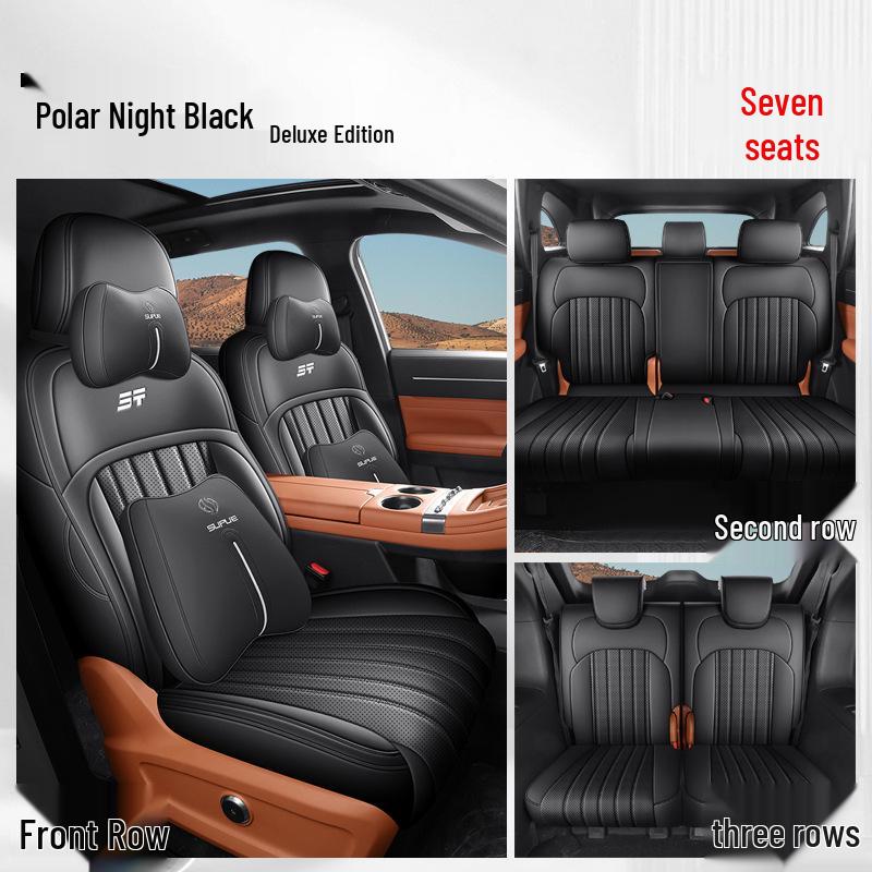 Universal All-Season Leather Seat Cover for Geely Galaxy Starbright 8