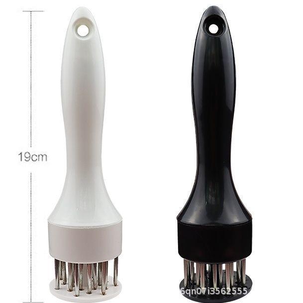 Stainless Steel Meat Tenderizer Needle with Long Handle for Pork, Steak, and Barbecue 16 Needles
