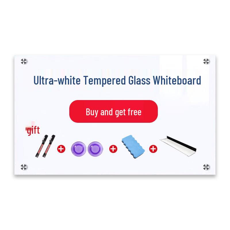 

Handun Ultra-White Magnetic Tempered Glass Whiteboard