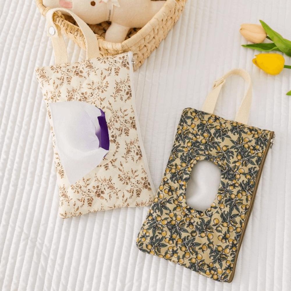 Reusable Baby Wipes Dispenser Portable Hanging Napkin Case Car Tissue Dispenser  Stroller Use