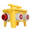 Socket Distribution Box 2 X 3 Hole 2 X 5 Hole 16A CEE Sockets IP67 Waterproof Mobile Socket Box for
