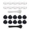 20Pieces Multipurpose Magnetic Wire Management Systems Adjustable Nylon Tie for Neat Cable Arrangement Anywhere