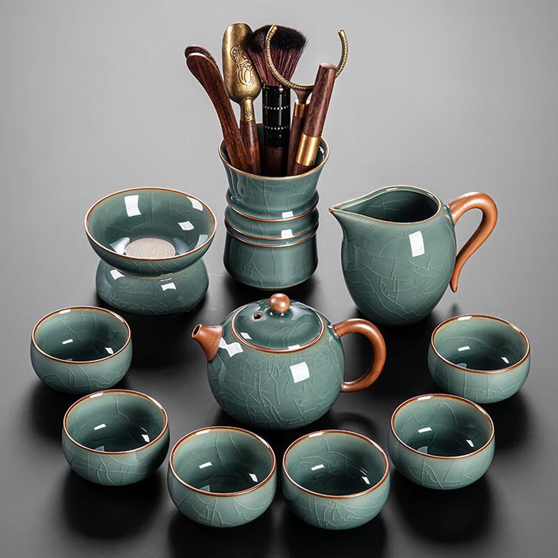 Ge Kiln Xishi Teapot Set