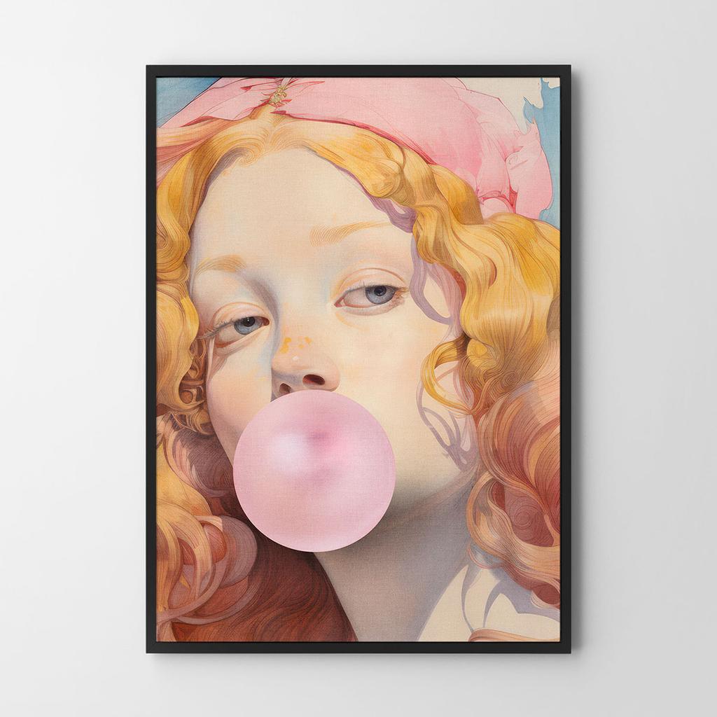 Poster Girl Balloon Chewing Gum