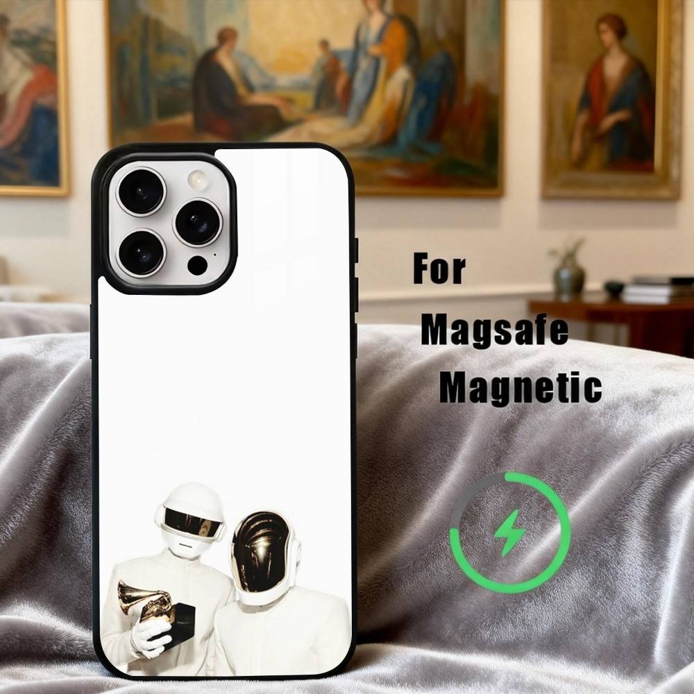 D-Daft-T P-Punk-K Phone Case For iPhone17,16,15,14,13,12,11 Plus,Pro Max Magnetic For Magsafe Wireless Charging