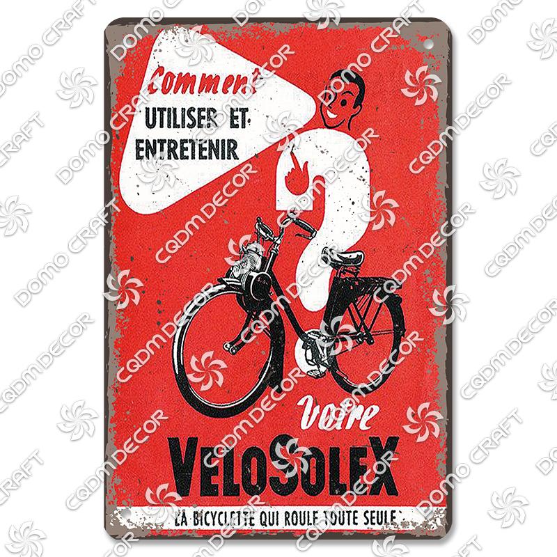 Pôster de Bicicleta Retrô Placas de Metal Estanho Ciclista Homens Mulheres Crianças Placa de Metal Decoração de Arte de Parede Garagem Bar Clube Sala de Estar Casa
